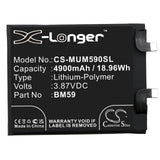 Battery for Xiaomi Mi 11T 5G BM59 3.87V Li-Polymer 4900mAh / 18.96Wh