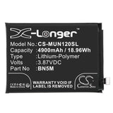 Battery for Redmi 23028RA60L BN5M 3.87V Li-Polymer 4900mAh / 18.96Wh