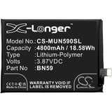 Battery for Xiaomi Redmi Note 10 BN59 3.87V Li-Polymer 4800mAh / 18.58Wh