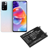 Battery for Redmi Note 11 Pro BM5A 3.87V Li-Polymer 4900mAh / 18.96Wh