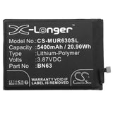 Battery for Redmi 22011119TI BN63 3.87V Li-Polymer 5400mAh / 20.90Wh