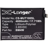 Battery for Redmi M2007J17C BM4W 3.85V Li-Polymer 4600mAh / 17.71Wh