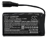 Battery for Mobile Warming Primer Plus Shirt MW74V22-SF 7.4V Li-Polymer 2000mAh
