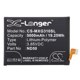 Battery for Motorola Moto G31 ND50, SB18D24973 3.85V Li-Polymer 5000mAh / 19.25