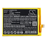 Battery for Motorola XT2167 NC50, SB18D20540 3.87V Li-Polymer 4700mAh / 18.19Wh