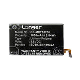 Battery for Motorola T1028PP ED30, SNN5932A 3.8V Li-Polymer 1800mAh / 6.84Wh