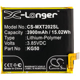 Battery for Motorola XT2027-2 KG50 3.85V Li-Polymer 3900mAh / 15.02Wh