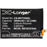 Battery for Motorola XT2091-3 MC50, SB18C87844 3.85V Li-Polymer 5800mAh / 22.33