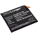 Battery for Motorola Moto One 5G Ace MK50, SB18C85232 3.85V Li-Polymer 4850mAh 