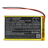 Battery for SNK Neo Geo X Gold Handheld Consol AHB355585 3.7V Li-Polymer 2800mAh