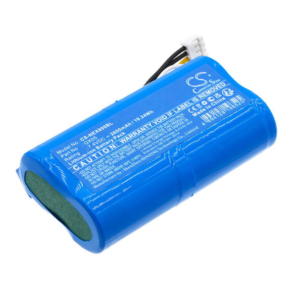 Battery for WizarPOS Wizar Q2 WHB02-2600 6-pin 7.4V Li-ion 2600mAh / 19.24Wh