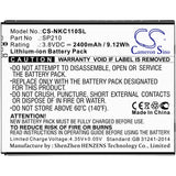 Battery for Nokia C1 Plus SP210 3.8V Li-ion 2400mAh / 9.12Wh