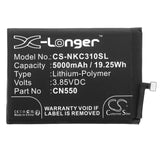 Battery for Nokia C31 CN550 3.85V Li-Polymer 5000mAh / 19.25Wh