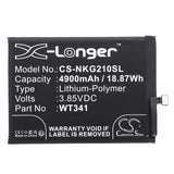 Battery for Nokia G21 WT341 3.85V Li-Polymer 4900mAh / 18.87Wh