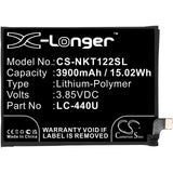 Battery for Nokia 5.3 2020 LC-440U 3.85V Li-Polymer 3900mAh / 15.02Wh