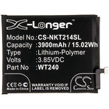 Battery for Nokia 2.3 LTE WT240 3.85V Li-Polymer 3900mAh / 15.02Wh