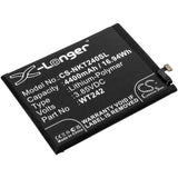 Battery for Nokia TA-1277 WT242 3.85V Li-Polymer 4400mAh / 16.94Wh