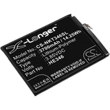 Battery for Nokia 7 Plus HE346 3.85V Li-Polymer 3700mAh / 14.25Wh