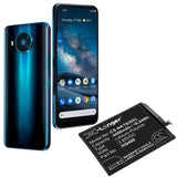 Battery for Nokia 8 V 5G HQ480 3.85V Li-Polymer 4400mAh / 16.94Wh