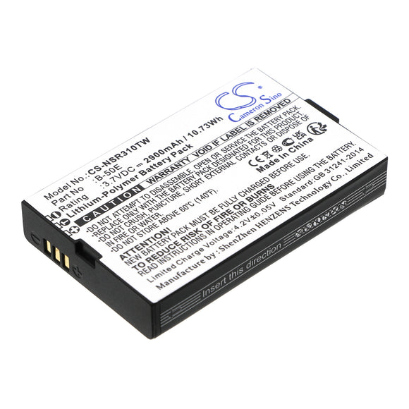Battery for Inrico T310 B-50E 3.7V Li-Polymer 2900mAh / 10.73Wh