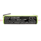 Battery for Colgate Omron ProClinical A1500 GP75AAH2A1H 2.4V Ni-MH 600mAh / 1.44