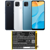 Battery for OPPO A15S BLP817 3.85V Li-Polymer 4150mAh / 15.98Wh