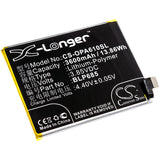 Battery for OnePlus A6013 BLP685 3.85V Li-Polymer 3600mAh / 13.86Wh