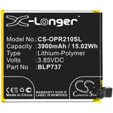 Battery for OPPO PCKM80 BLP737 3.85V Li-Polymer 3900mAh / 15.02Wh