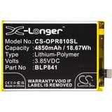 Battery for OPPO Realme 8 BLP841 3.85V Li-Polymer 4850mAh / 18.67Wh
