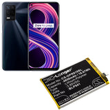 Battery for OPPO RMX3085 BLP841 3.85V Li-Polymer 4850mAh / 18.67Wh