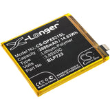 Battery for OPPO XT Premium BLP723 3.85V Li-Polymer 3800mAh / 14.63Wh