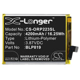Battery for OPPO CPH2235 BLP819 3.87V Li-Polymer 4200mAh / 16.25Wh