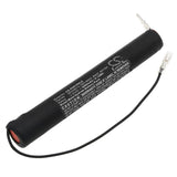 Battery for Mackwell 2QQMH4-0-CP B902, BH164, MGH9013, TBS-B902 2.4V Ni-MH 3800