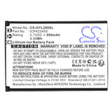 Battery for Olympia 2218 ICP423450 3.7V Li-ion 900mAh / 3.33Wh