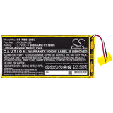Battery for PBS KIDS PBSKD12 NV3854120 3.7V Li-Polymer 3000mAh / 11.10Wh