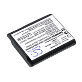 Battery for Pentax WG-1000 D-LI96 3.7V Li-ion 890mAh / 3.29Wh