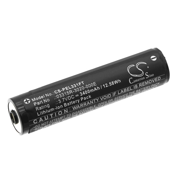 Battery for Pelican 3315RZ1 03315R-3020-000E 3.7V Li-ion 3400mAh / 12.58Wh