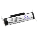 Battery for Panasonic WEW0890-W406 EWDM71L2507C 1.2V Ni-MH 1000mAh / 1.20Wh