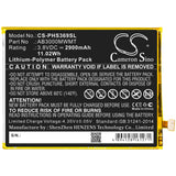 Battery for Philips Xenium S369 AB3000MWMT 3.8V Li-Polymer 2900mAh / 11.02Wh