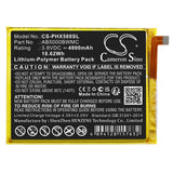 Battery for Philips Xenium CTX588 AB5000BWMC 3.8V Li-Polymer 4900mAh / 18.62Wh