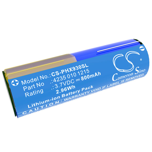 Battery for Philips HX962P 4235 010 1215, 4235 010 13068 3.7V Li-ion 800mAh / 2.