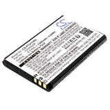 Battery for Panasonic KX-TU110 523450AR 3.7V Li-ion 1200mAh / 4.44Wh