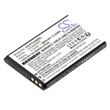 Battery for Panasonic KX-TU400 433450ART 3.7V Li-ion 900mAh / 3.33Wh