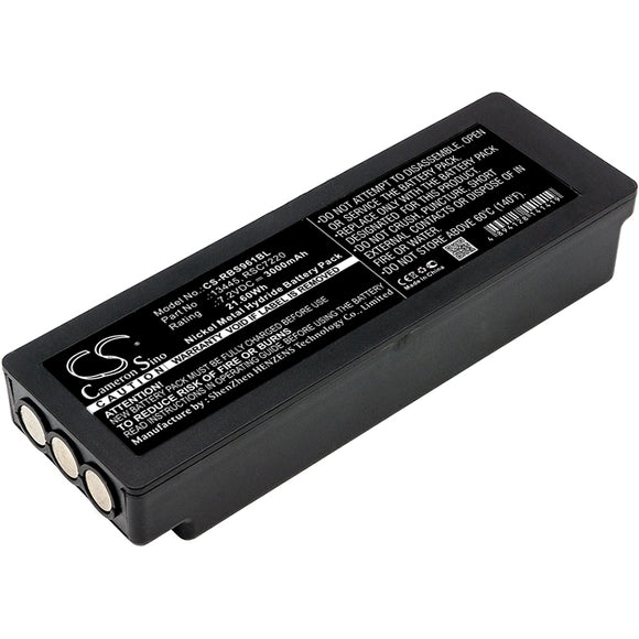 Battery for Scanreco 590 1026, 13445, 16131, 17162, 592, 708031757, EEA4404, IM6