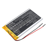 Battery for RAND McNally TND-70 MLP604582 3.7V Li-Polymer 3500mAh / 12.95Wh