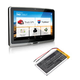 Battery for RAND McNally TND-70 MLP604582 3.7V Li-Polymer 3500mAh / 12.95Wh