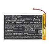 Battery for RAND McNally TND-T80B MLP3770110 3.7V Li-Polymer 4000mAh / 14.80Wh