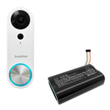 Battery for SimpliSafe SimpliSafe SSCAM-BAT3 3.7V Li-ion 6000mAh / 22.2Wh