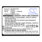 Battery for Schok Flip SC3218B SB2000 3.8V Li-ion 1700mAh / 6.46Wh