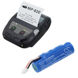 Battery for Seiko MP-B20 4331304, BP-B0326-A1, BP-B0326-B1, IS496 3.7V Li-ion 26